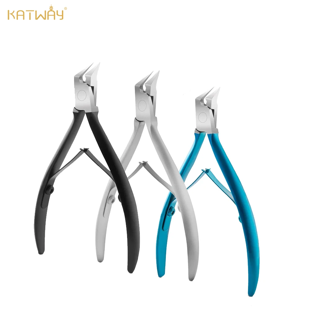 

KATWAY Toe Nail Clipper Ingrown or Thick Toenails Trimmer Professional Podiatrist Toenail Nipper with Stainless Steel HH-AA123