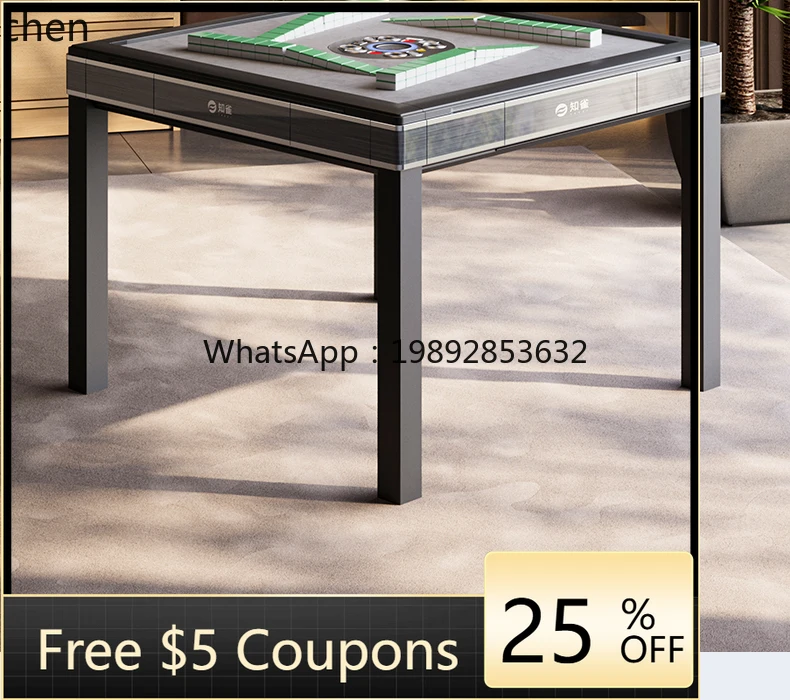 JSS  [Bass Whirlwind 4.0 Roller Coaster] Machine Fully Automatic Household Dining Table Dual-purpose Electric Mahjong Table