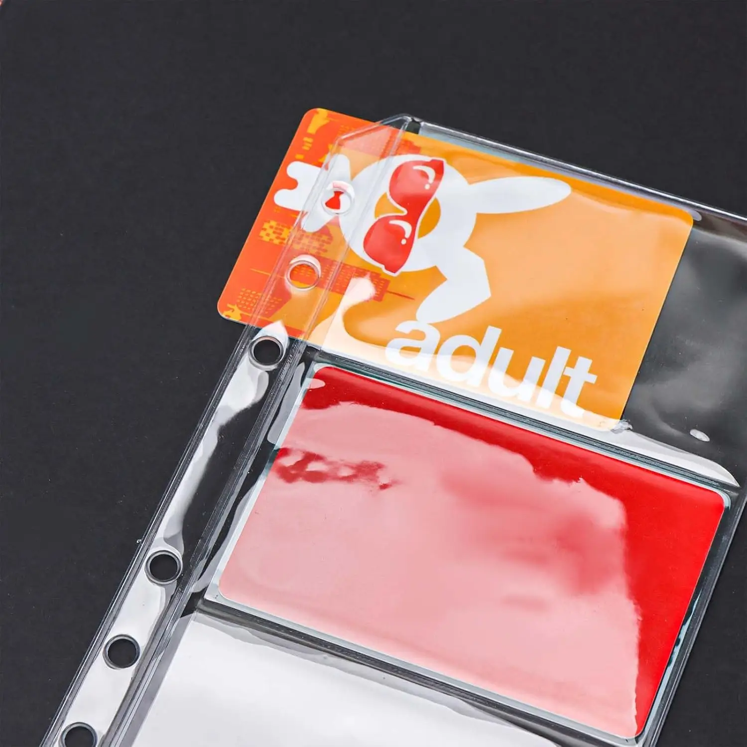 New 10Pcs A6 Binder Sleeves Double-Sided 1 grid/3 grid  Clear Page Protectors Left Side Loading PVC Sheet Protector Pockets