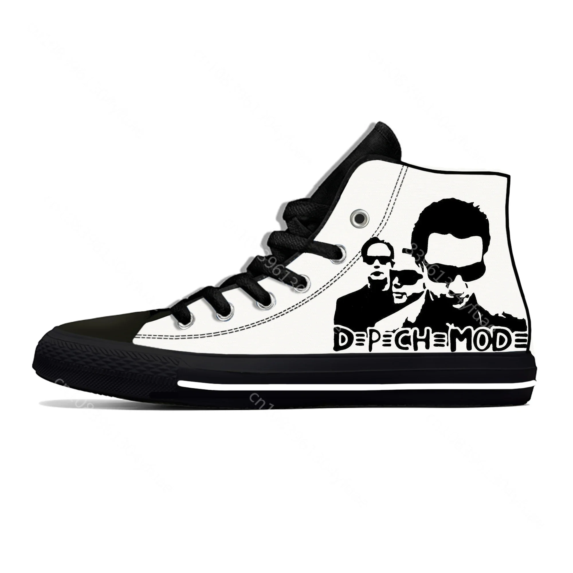 Depeche Band High Top Sneakers Mode Mens Womens Teenager Casual Shoes DM Canvas Running Shoes 3D Printed Lightweight shoe
