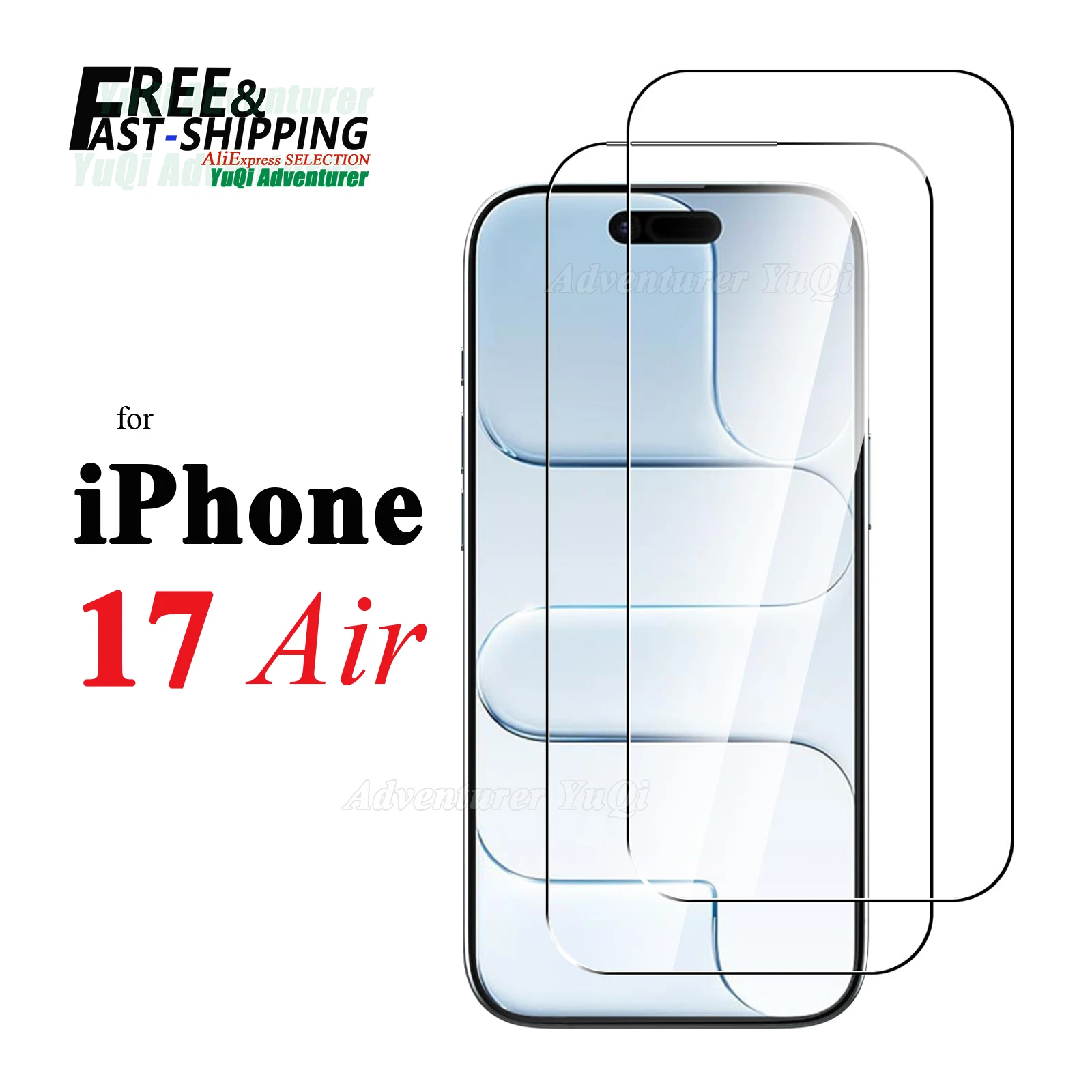 

Screen Protector For iPhone 17 Air Tempered Glass HD 9H Transparent Clear Anti Scratch Case Friendly