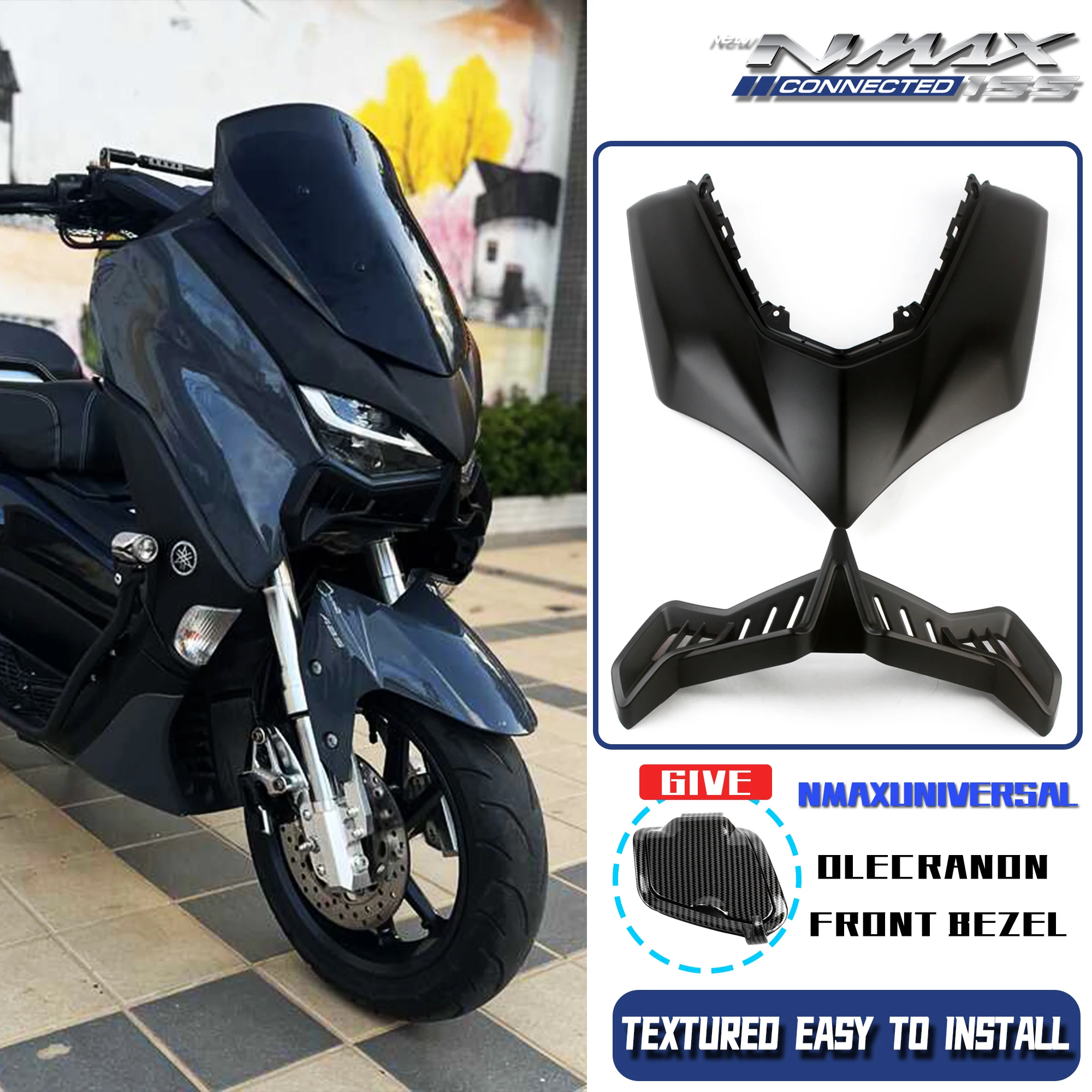 Motorcycle Accessories for NMAX 155 ABS front Cover front fairing panel front bezel