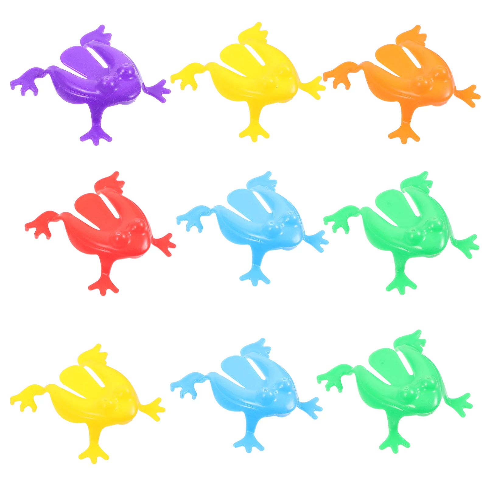 24 Pcs Bounce Toy Finger Pressing Toys Party The Gift for Children Jumping Fot Kids Puzzle Frog Toddler