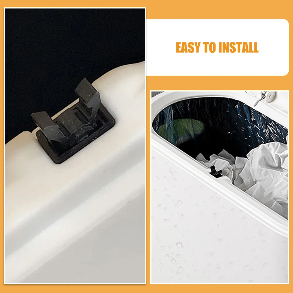 

24Pcs Trash Can Lid Latches Replacement Push Button Clips Universal Fit Concealed Switch Lock for Raccoon Proof Seal