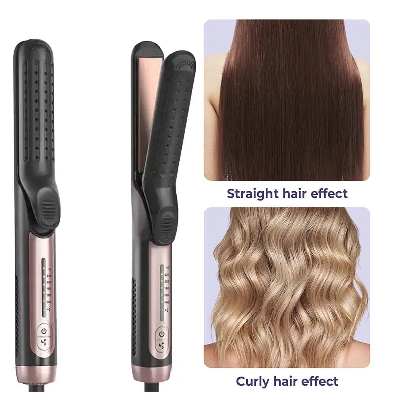 

Плойка для завивки холодным ветром, многофункциональная прямая шина двойного назначения, выпрямитель, воздушные бигуди для женщин, керамический утюжок для укладки волос