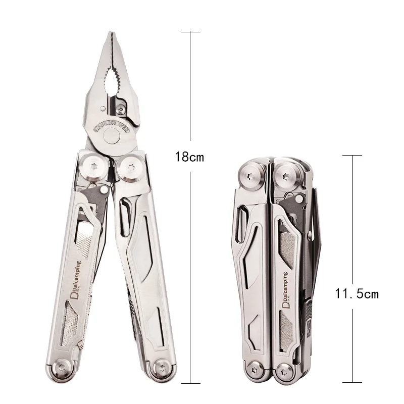 Détruire l'icamping Multitools, Multitools DIY, Multi-Tool, Couteau Pliant, Ciseaux Cutter, Équipement de Survie EDC, Pince Multifonctionnelle Manuelle, DL30