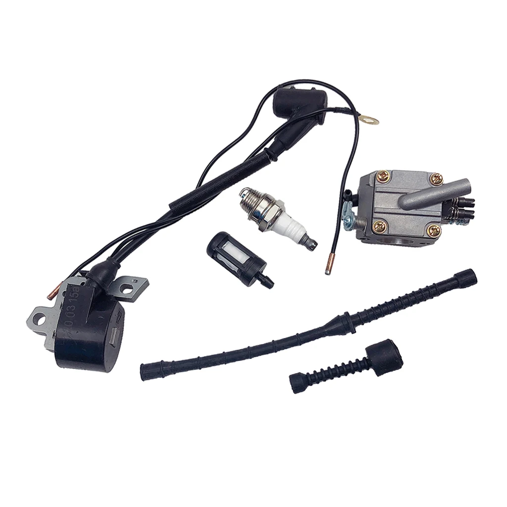 Carburetor Ignition Coil Kit for Chain Saw 038 MS380 MS381 AV Super Magnum