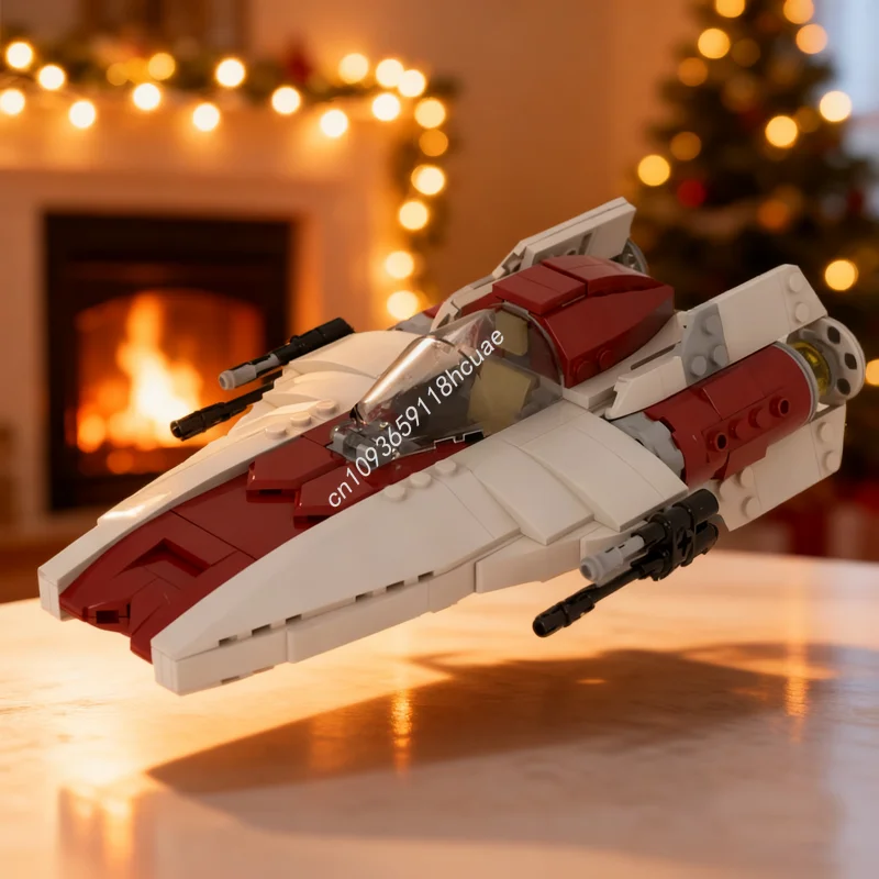 

379 шт. MOC Rebel A Wing Interceptor Star Battle Модель Строительные блоки Сборка Идея Рождественские подарки Развивающие игрушки Дети День рождения