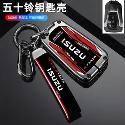 Car Remote Key Case Fob Cover Shell For Isuzu New MU-X X Series DMAX D-Max X-Terrain Pickup 2021 2022 Auto Keychain Accessories