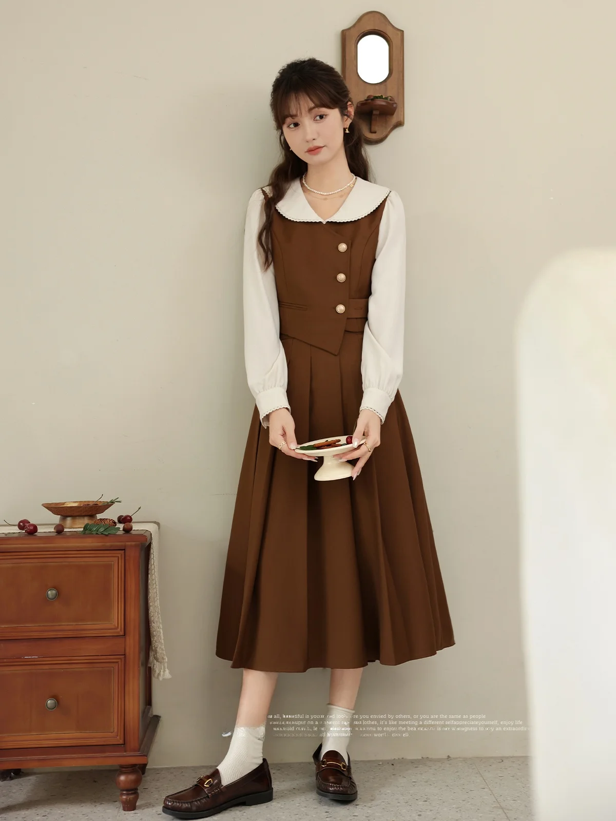 

Faionable Casual Women's Slimming Set Small Fraance Sle Set Age Defng Ladies Ensemble