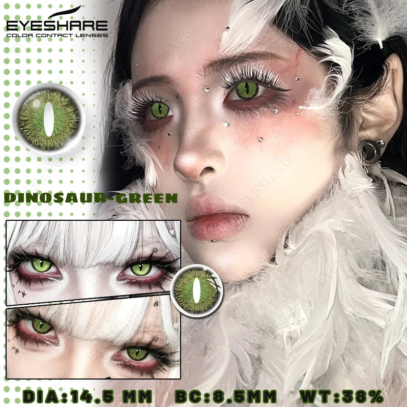 EYESHARE Anime-Zubehör Augenlinsen 1 Paar Cosplay Farbige Kontaktlinsen für Augen Verrücktes Halloween-Make-up Farbige Augenlinsen – Detail 17