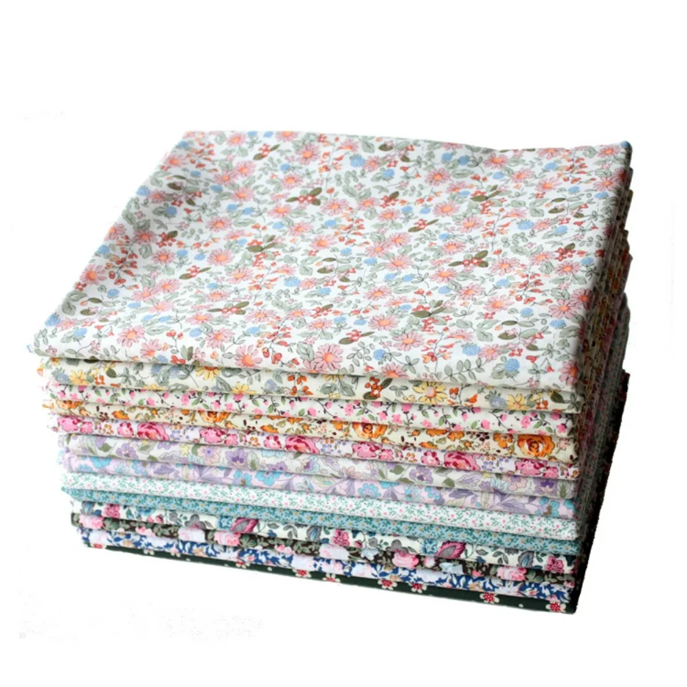 148x50cm Fresh Soft Small Floral Cotton Sewing Fabric Making for Dress Diy Decoration Home Cloth