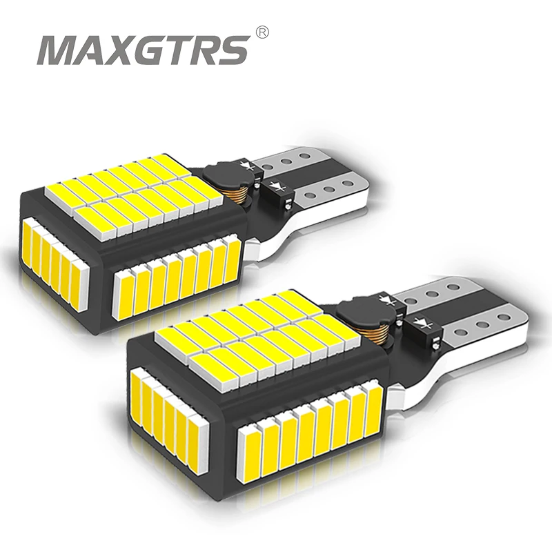 2x T15 W16W 921 912 White 54SMD 4014 Car LED Bulb CANBUS No Error Free Auto Turn Signal Back-up/Reverse Wedge Light