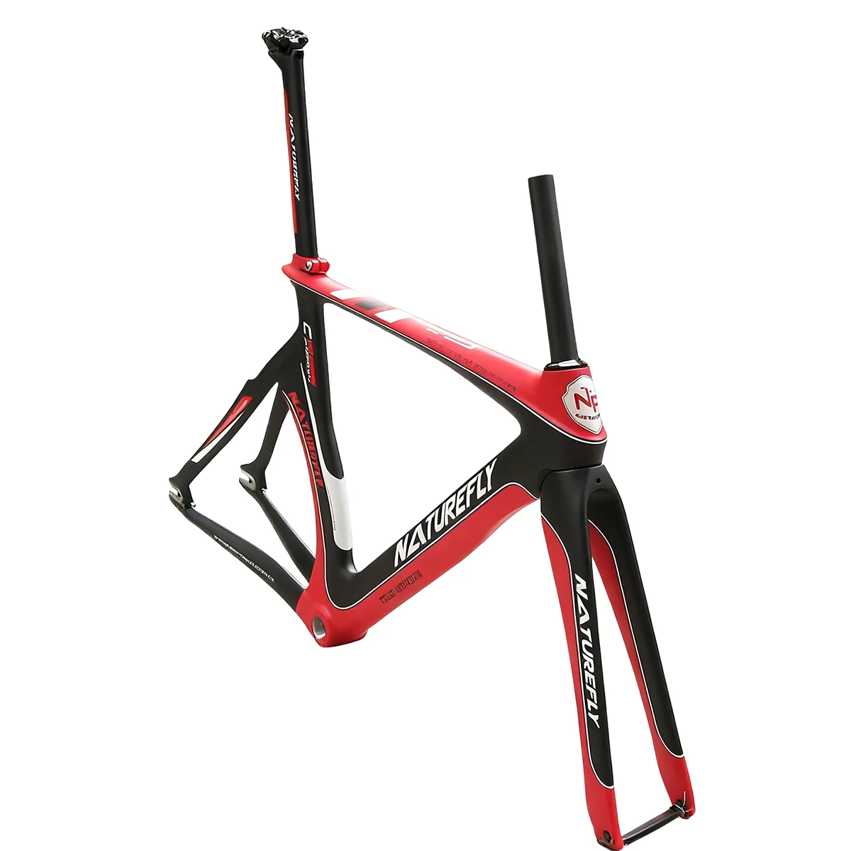 

Red Carbon Track Bike Frame Fixie Bicycle Single Speed Frameset Fixed Gear Frame 700c