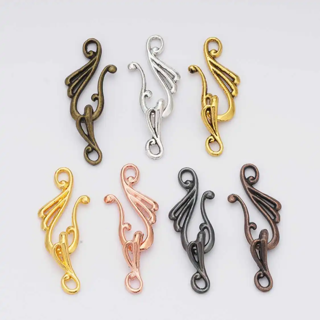 

Toggle Clasps, OT Lock Clasps for Jewelry Making, Metal Connector Hooks with 10pcs for Bracelet Necklace DIY (10 Sets)