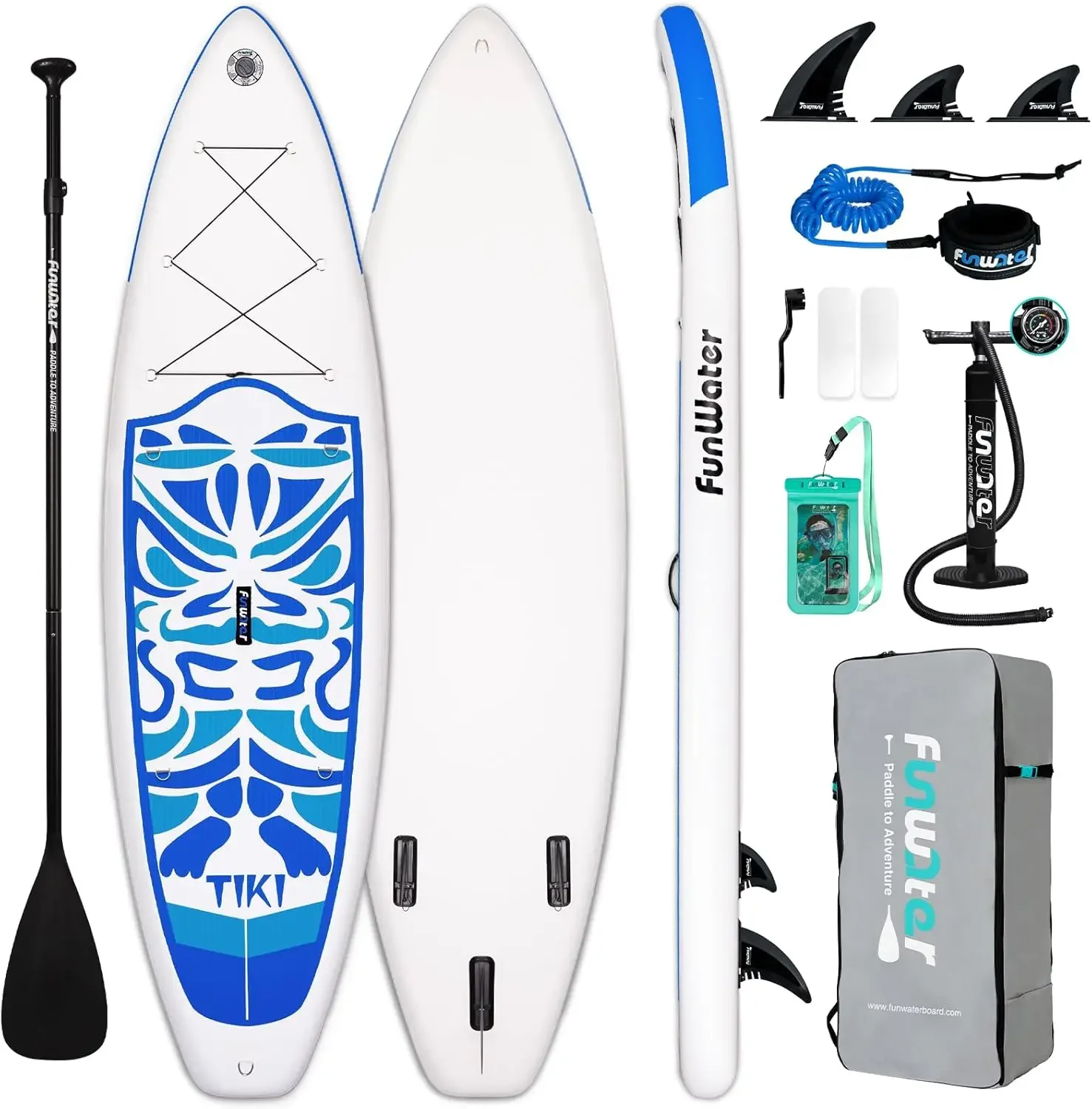 Inflatable Ultra-Light Stand Up Paddle Board for All Skill Levels with Premium SUP Paddleboard Accessories,Non-Slip Comfort Deck