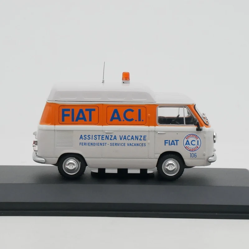 Ixo 1:43 FIAT 850 T ACI ASSISTENZA VACANZE 1965 รถ Diecas รุ่นโลหะของเล่นรถ