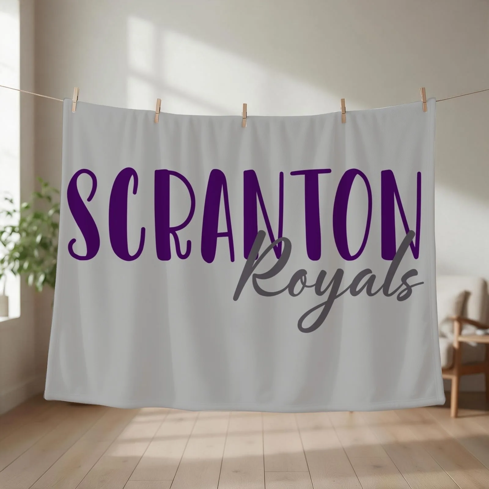 Scranton Royals Throw Blanket warm winter for babies Thin Single Blankets