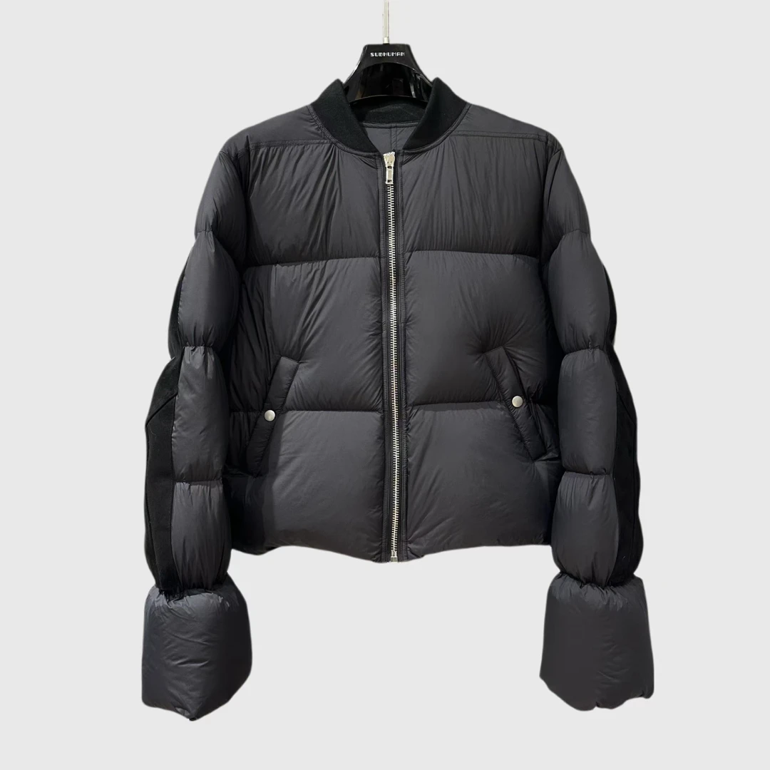 

Men Down Coats Jackets Gothic High Street Women Clothing Oversized Winter Dust Windbreaker Black Snow Jackets