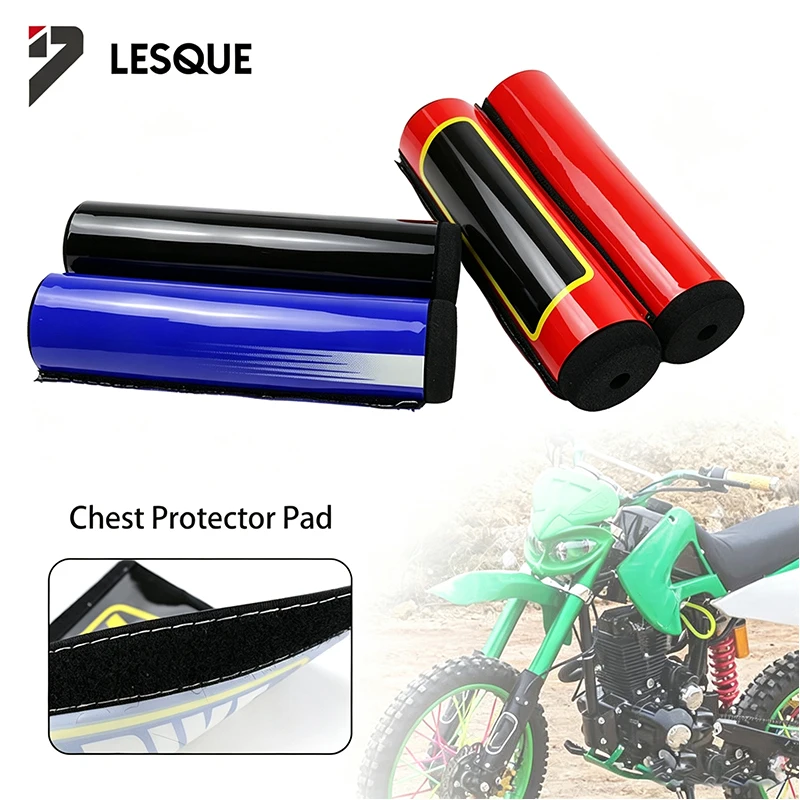 LESQUE Pit Dirt Bike 20cm Handlebar Bar Pad 7/8 Inch Motorcycle Cross Chest Protector Grips For Off Road Motocross Universal
