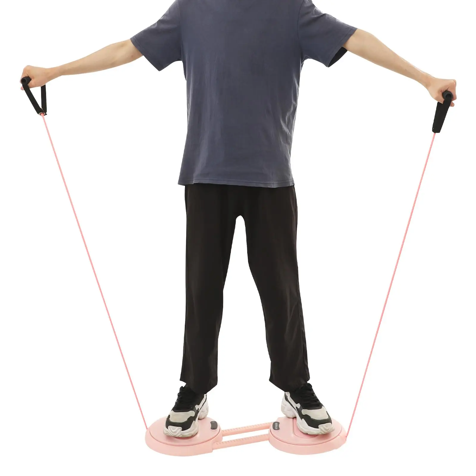 Twister Machine, Exercise Twist Boards met LCD-scherm en elastische spankabels