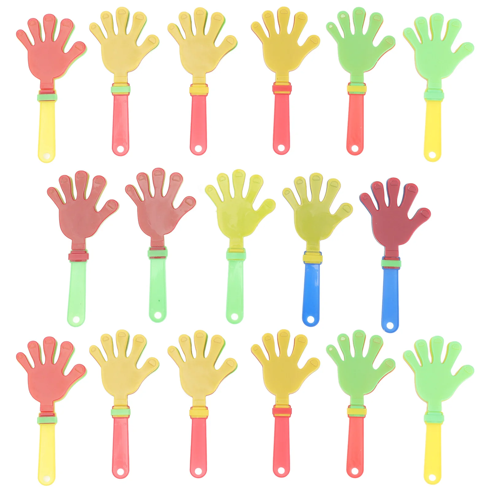 20 Pcs Palm Clapping Device Clapper Mini Noisemaker Applause for Sports Game Cheering Party Supplies