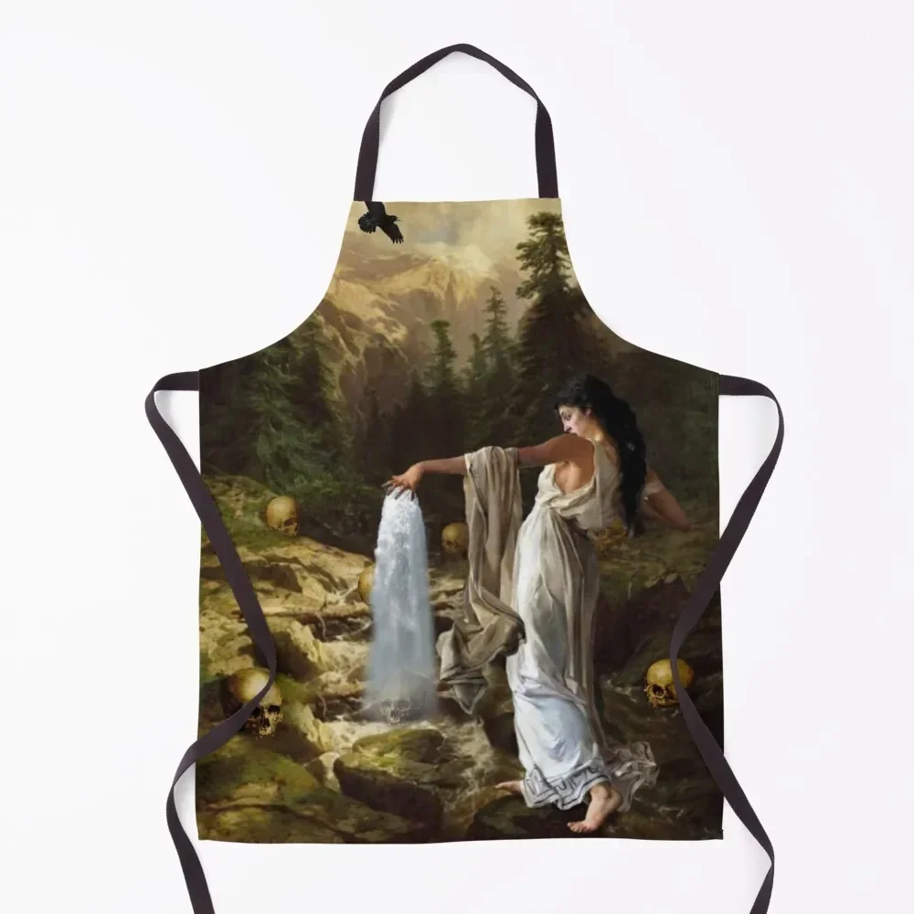 

EVERYTHING IS OMEN Apron For Cosmetologist Teacher Apron