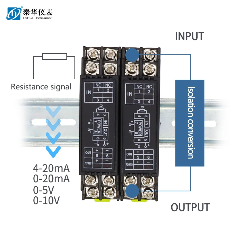 THT-R Series Resistor Signal Isolator - Compact Design with Strong Anti - Interference for Instrument Control