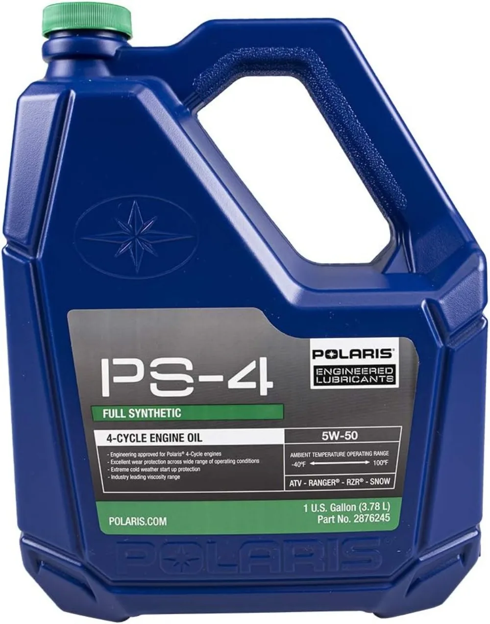 1 Gallon PS-4 Full Synthetic Oil 4-Cycle 5W-50 OEM For ACE General Ranger RZR Sportsman