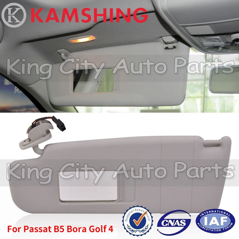 

Солнцезащитный козырек CAPQX серый для Passat B5 Bora Golf 4 Авто Интерьер передний солнцезащитный козырек противоослепляющий козырек с зеркалом #3B0857551