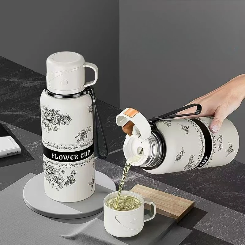 

Gardenia Stainless Steel Vacuum Cup 316 Large Capacity High Aesthetic Water Bottle for Men and Women Outdoor Portable Sports