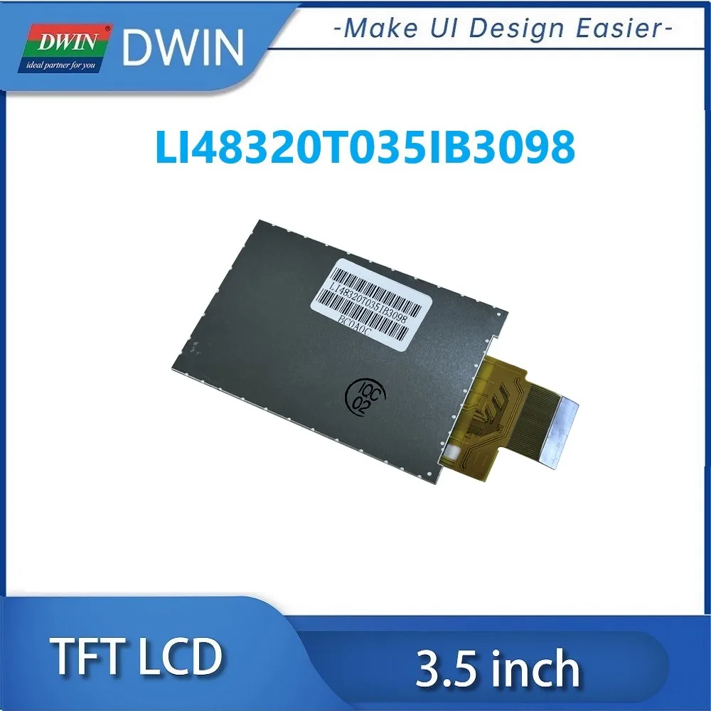 Imagem -06 - Dwin-lcd Módulo de Toque Capacitivo 300 Brilhante 320x480 24bit Rgb Ips Tft Gt911 Controlador Capacitivo Resistivo Li48320t035ib3098 35