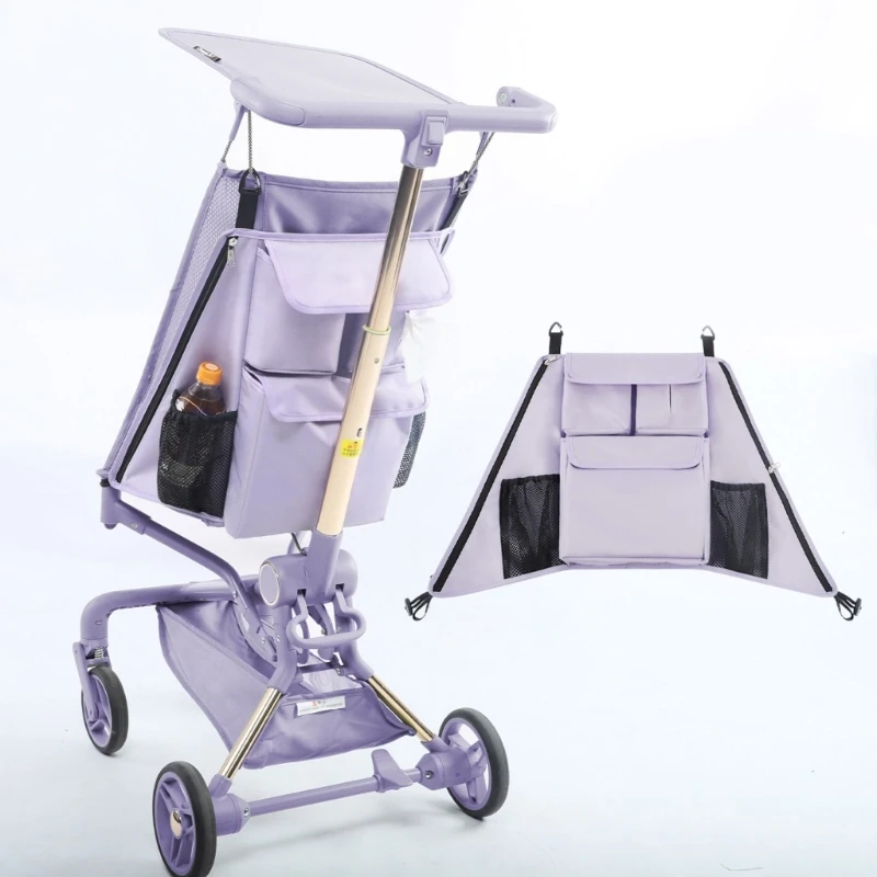 

Универсальная сумка для хранения детской тележки большой емкости с несколькими карманами, детская коляска, игрушки, бутылки, сумка-органайзер, аксессуары