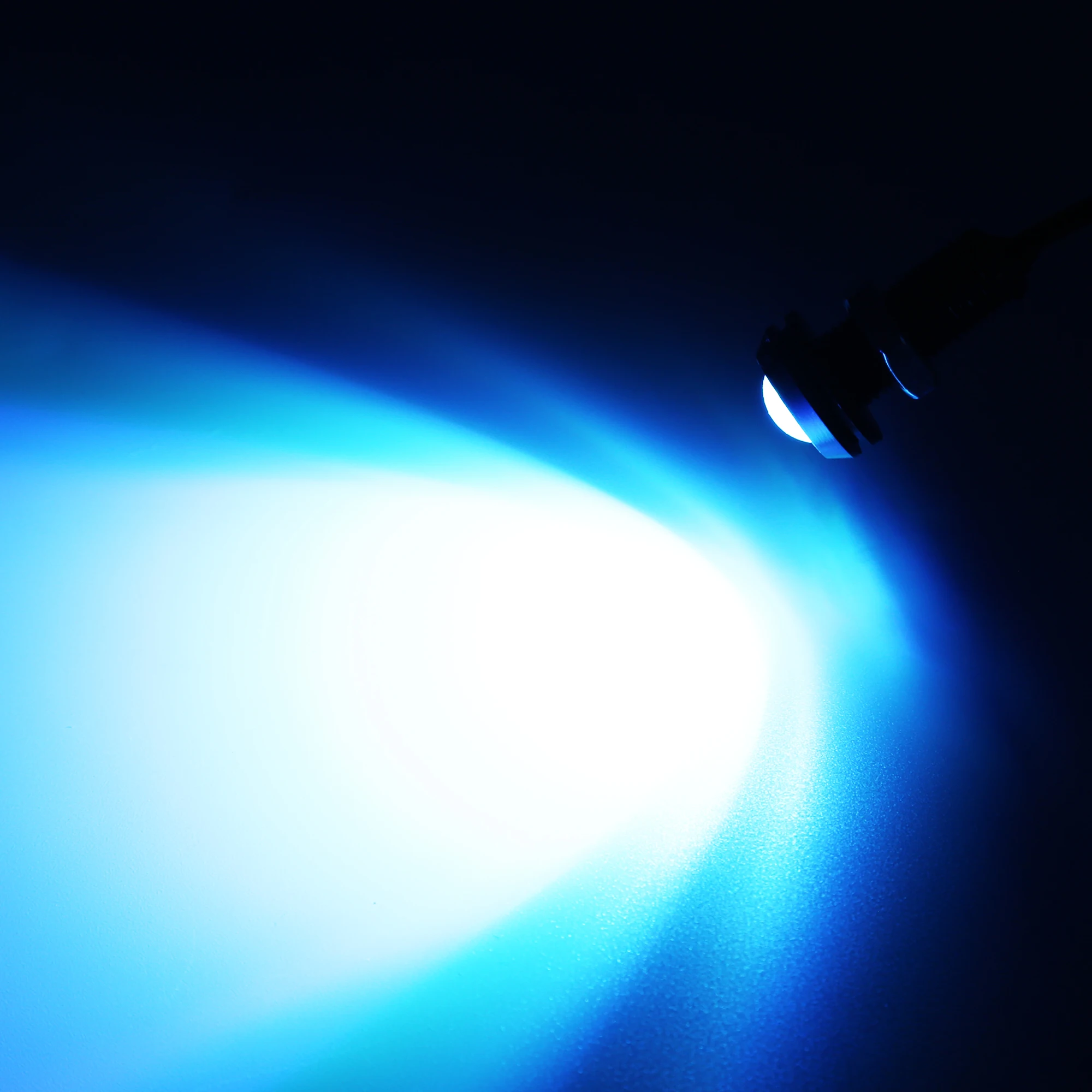 10 Uds 0,7 pulgadas/18mm Mini coche ojo de águila DRL luces de circulación diurna LED 12V señal de estacionamiento de marcha atrás lámparas de