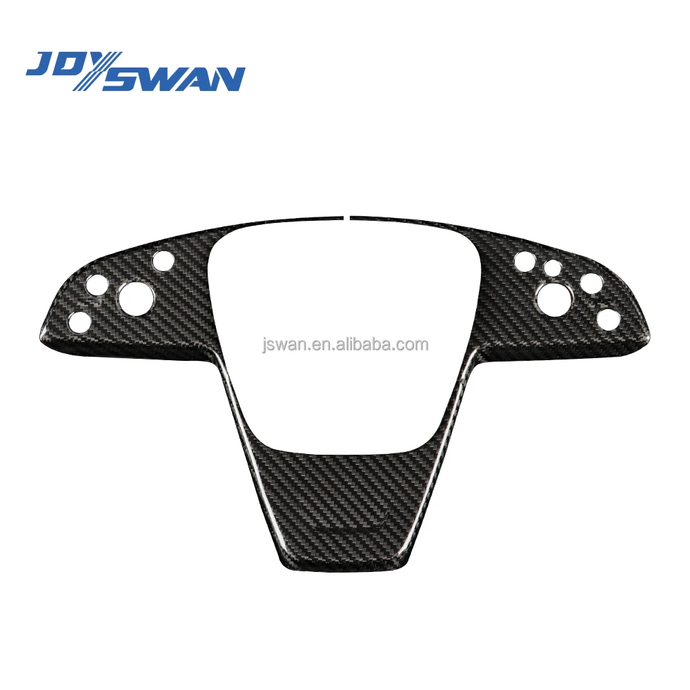 

Real Carbon Fiber Steering Wheel Panel Trim for Teslal Model X/S 2021+ - Premium Interior Upgrade