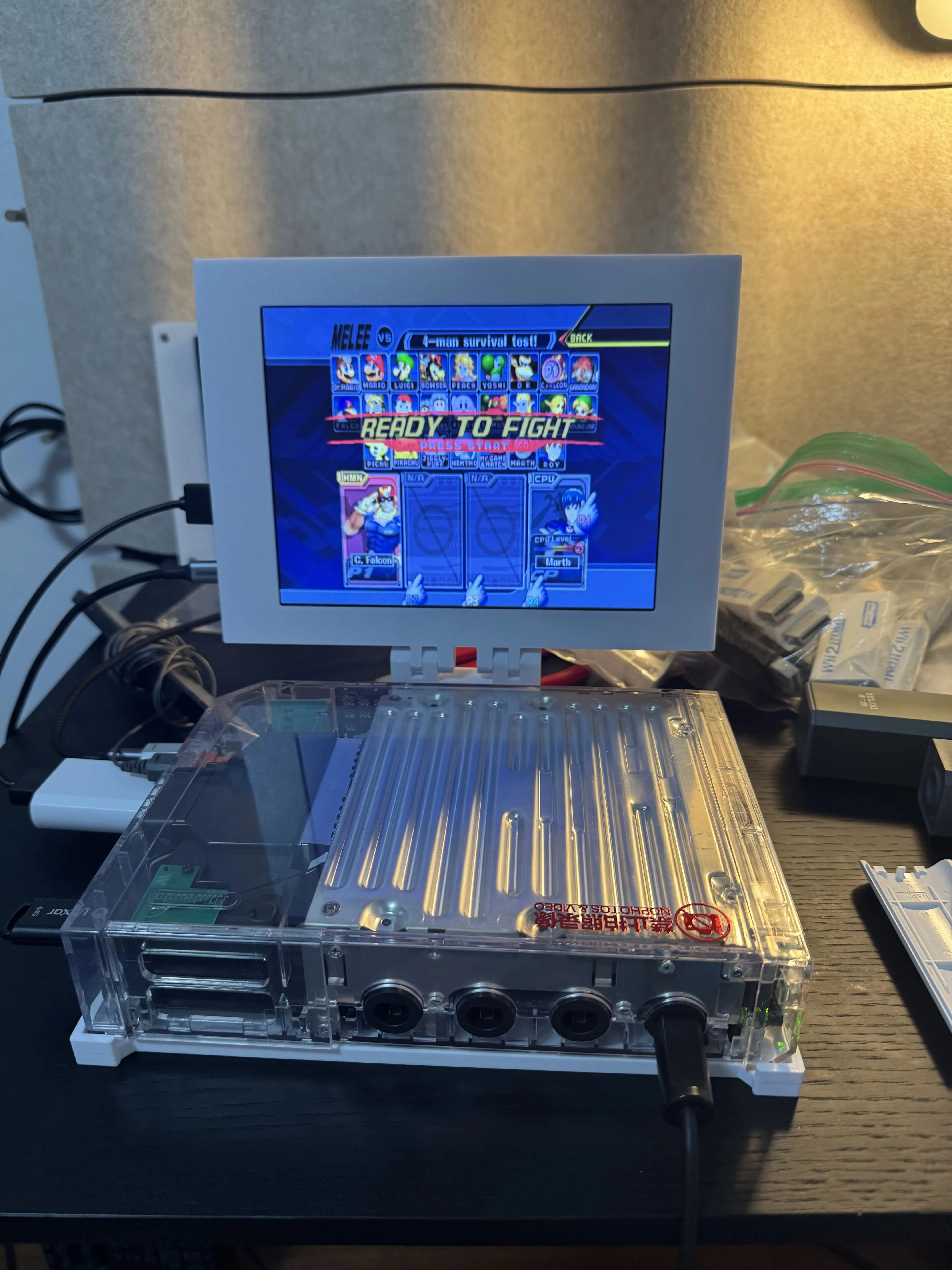 

8 Inch WII Retro Arcade Game Console Portable Display Mini Monitor With Stereo Speakers HDMI input For WII Motion Sensing Game