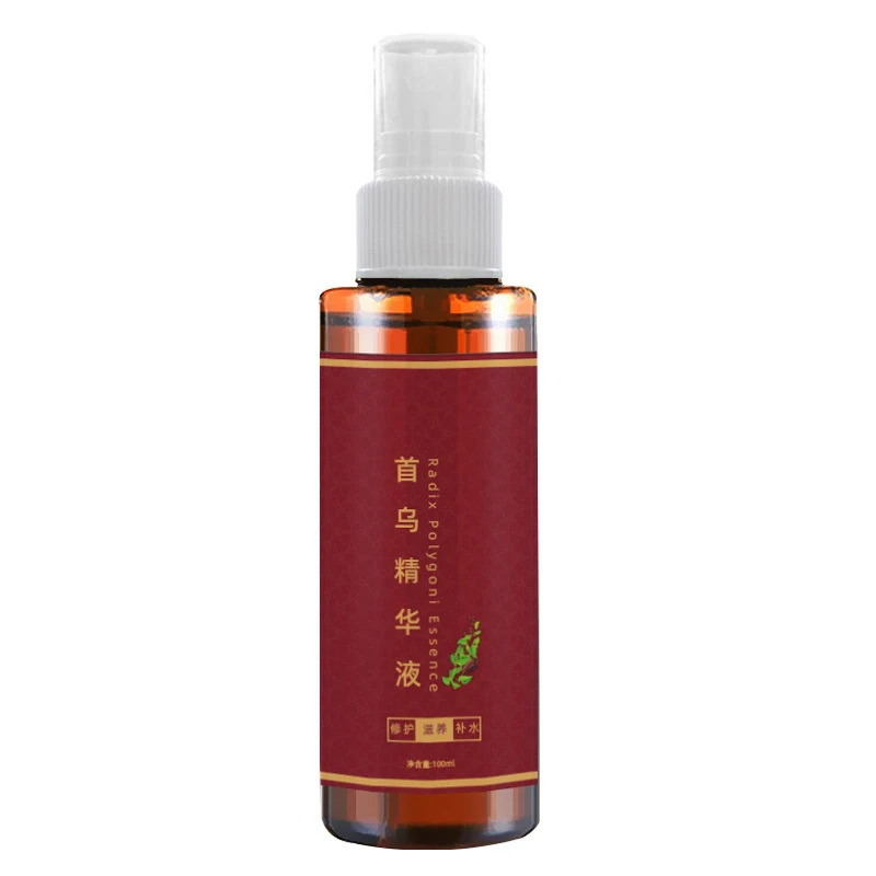 100ml Cure White Hair Treatment Spray Hair Growth Liquid Herbal Essence Oils Black Hair Oil Control Shampoo Moisturizing Hair