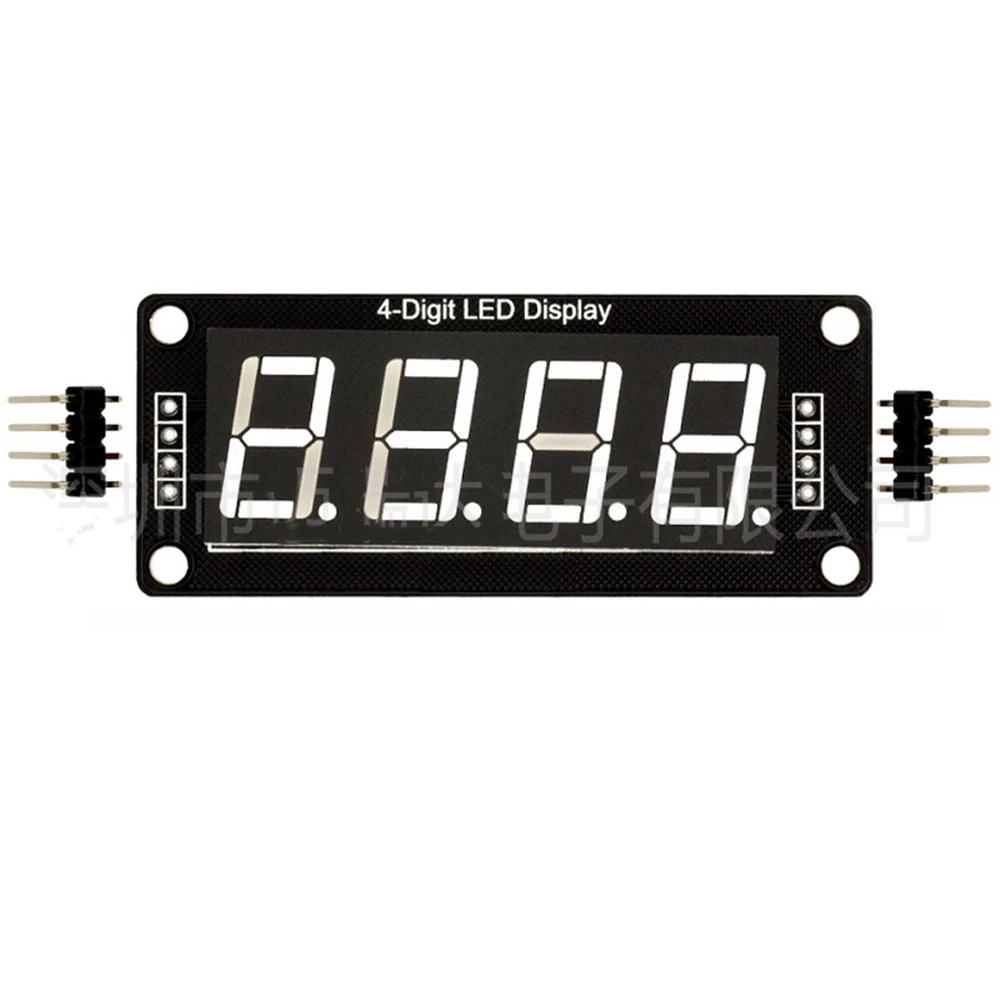 4-Digit LED 0.56 Display Tube (decimal) 7-Segments Blue TM1637 Clock Double Dots Module Size 0.56 Inch For Arduino