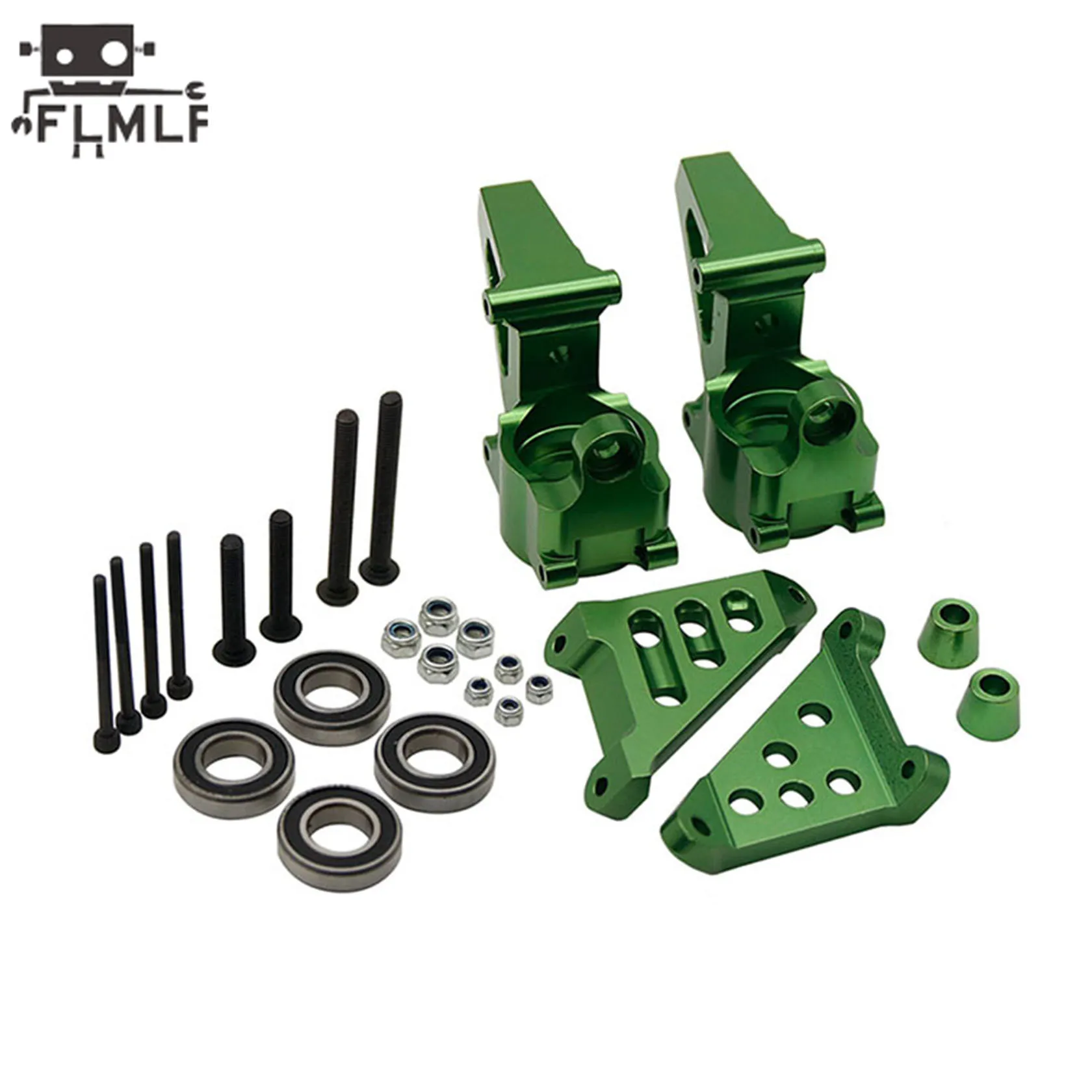 Zestaw wsporników piasty przedniego lub tylnego koła ze stopu CNC do 1/5 HPI ROVAN ROFUN KM GTB TS BAJA 5B 5T 5SC SS