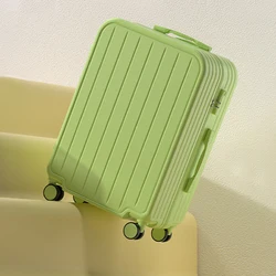 New Suitcase Women Universal Wheel Carry on Luggage Men Students Mute 20 Inch Boarding Suitcase Trolley Case with Cup Holder