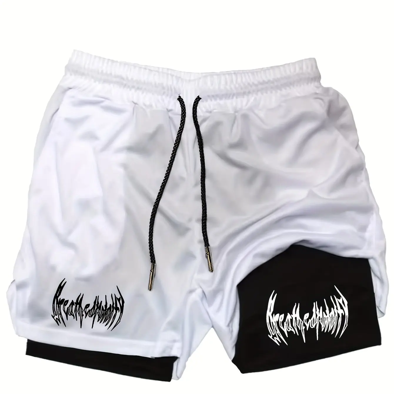 

Мужские шорты для бега 2 в 1, двухслойные спортивные шорты, спортивная одежда, шорты для фитнеса, тренировочные шорты для бега, мужская одежда