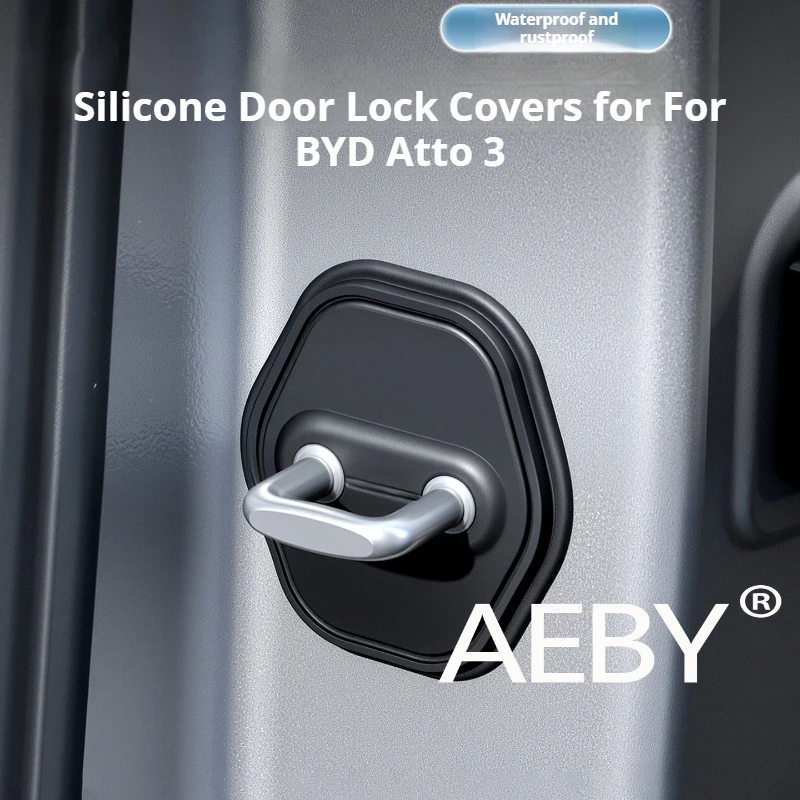

AEBY For BYD Atto 3 Smart Driving Edition 2025 Anti Dust Noise Reduction Cover,Car Door Lock Cove,Anti Dust Noise Reduction