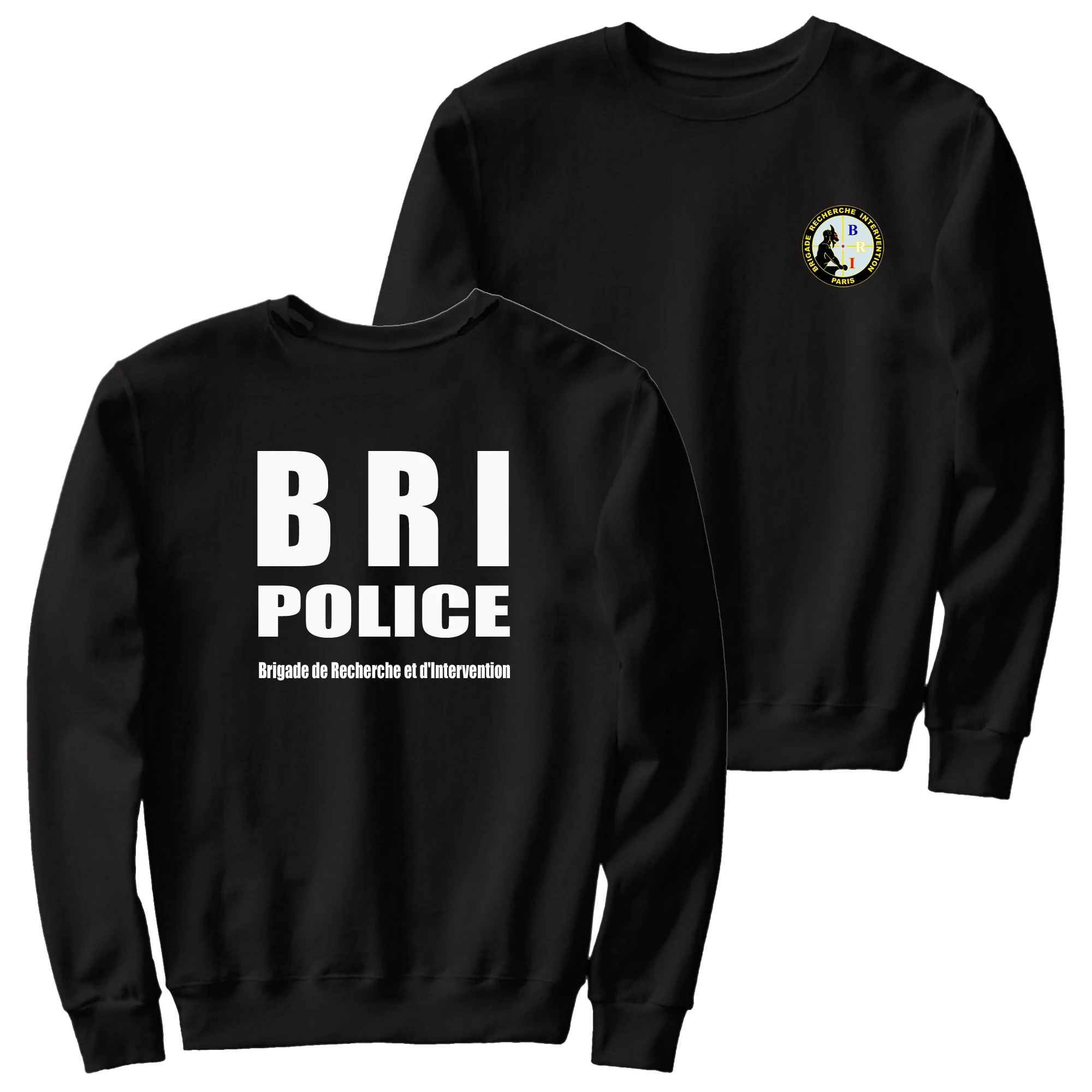 French BRI Special Forces Research and Intervention Brigade Pullover Hoodie New 100% Cotton Comfortable Casual Mens Sweatshirts