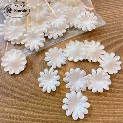 100PCS.Handmade 3D Embossed Satin Small Chrysanthemum Petals for Wedding Dress, DIY Headdress, Designer Trim Accessories, 1.7cm