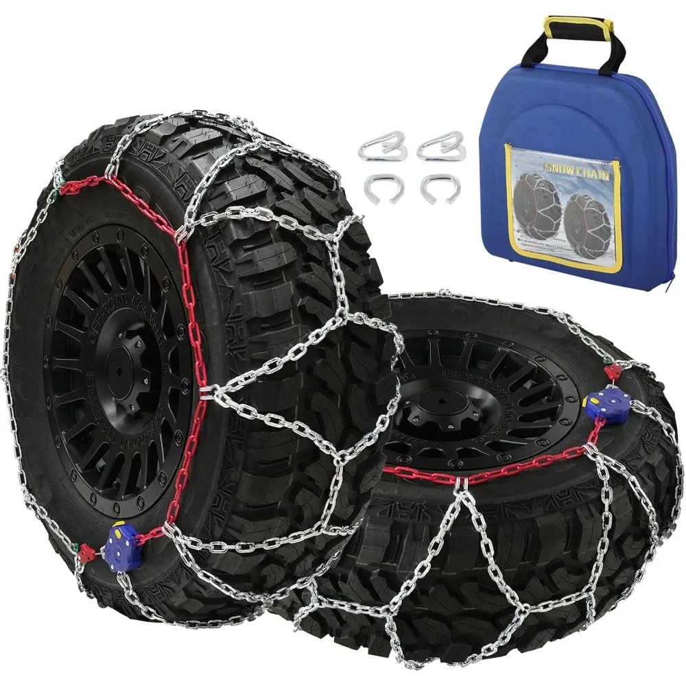 

Универсальные снежные цепи для автомобилей и грузовиков, аварийная тяга шин, противоскользящие утолщенные цепи, подходят для шин шириной до 255 мм