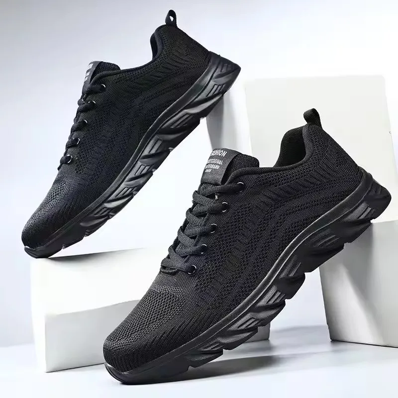 Sports Men Running Jogging Shoes Casual Sneakers Outdoor Lace Up Breathable Mesh Light Tennis Outdoor Walking Size 39-46