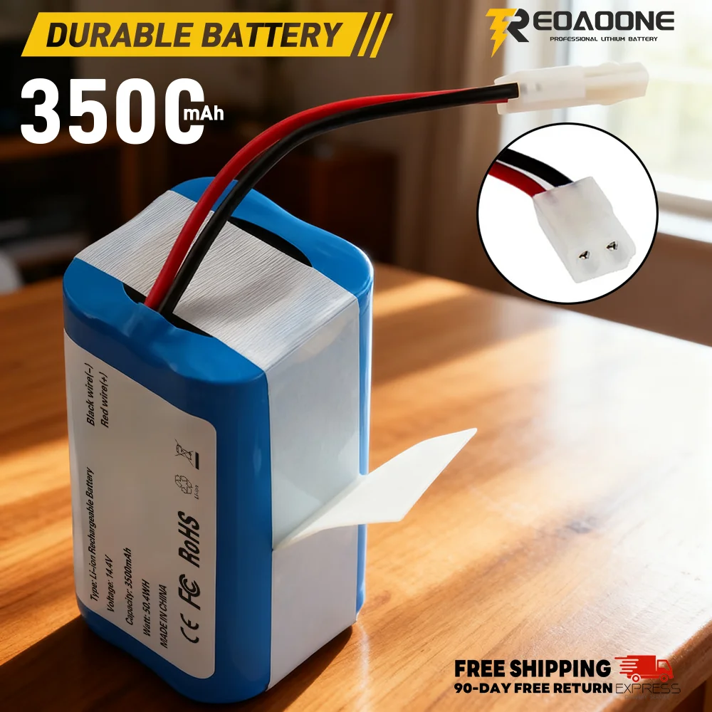 4S1P 14.4 فولت 3500 مللي أمبير بطارية ليثيوم لشاومي MIJIA Mi روبوت مكنسة كهربائية ممسحة G1 الأساسية SKV4136GL استبدال أجزاء #1