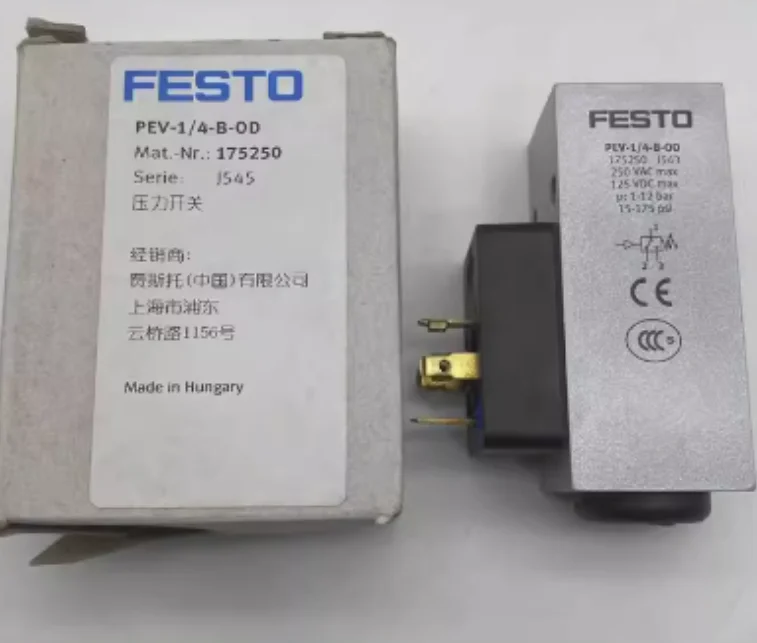 

New original FESTO Sensor 10773-PEV-1/4-B 175250-PEV-1/4-B-OD 192488-PEV-1/4-B-M12 161760-PEV-1/4-SC-OD 150261-VPEV-1/8