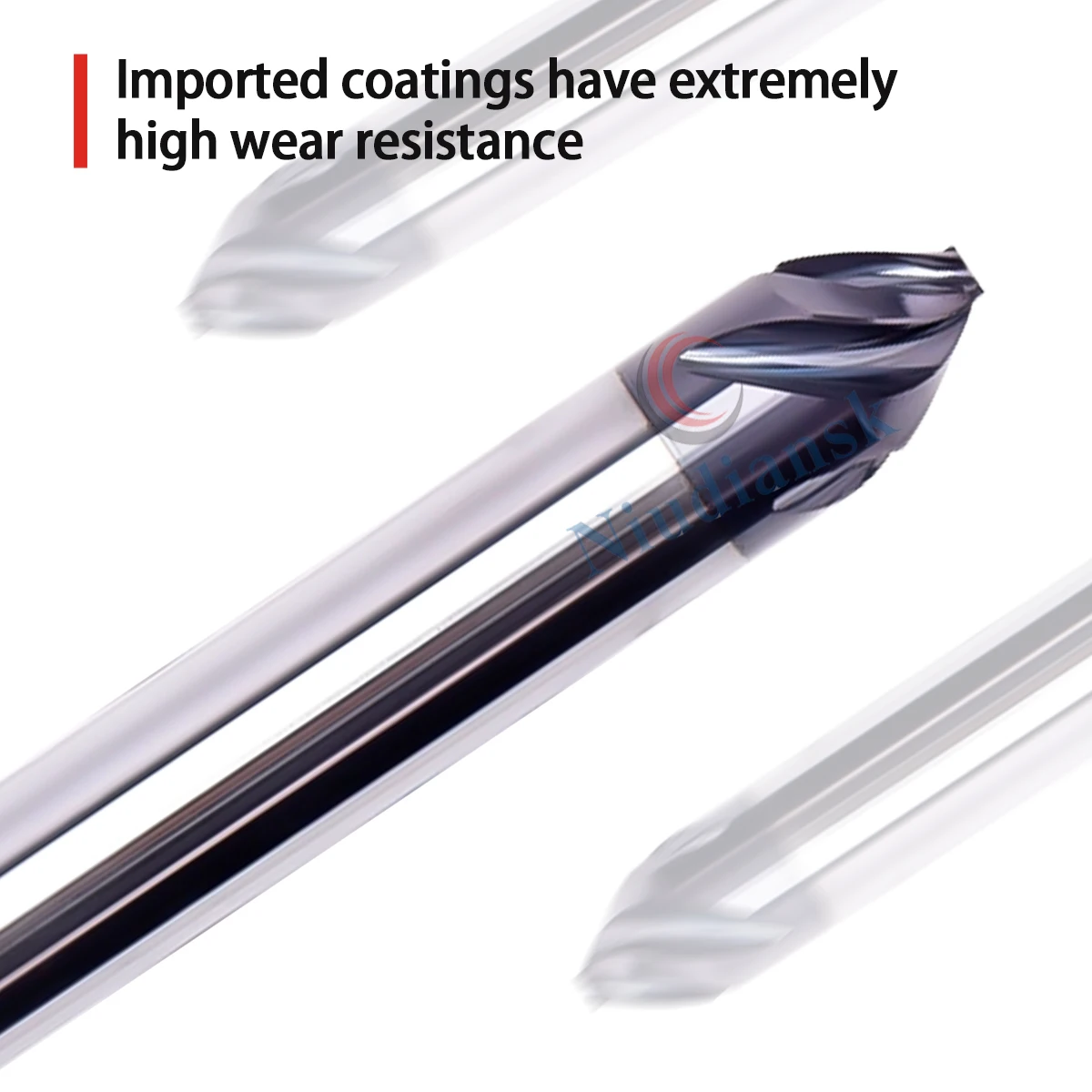 Spiral Chamfering Knife 30 Degrees/60 Degrees/90 Degrees/120 DegreesCNC Tungsten Steels Efficient Chamfering Knife Alloy Coating