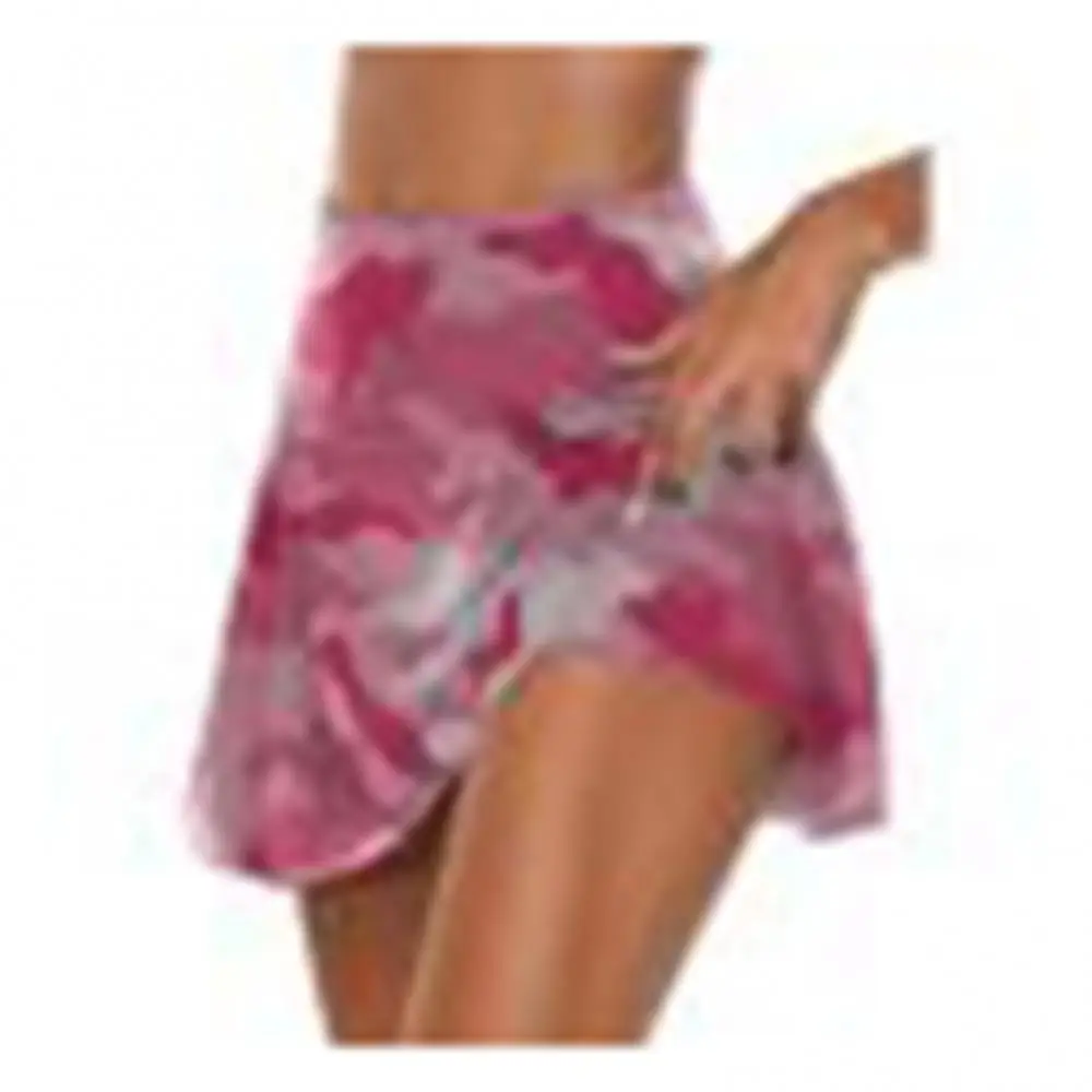 

Breathable Women Elastic Soft Sports Shorts Camouflage Fake Two Piece Mini Skirt Elegant Unique Skirts For Woman Party Clubwear